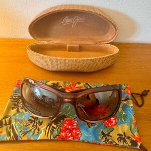 Maui Jim Hibiscus Wrap Around Sunglasses